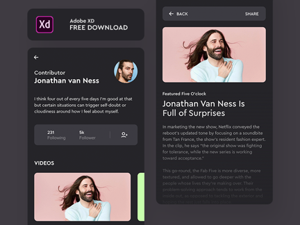 Free Contributor App for Adobe XD
