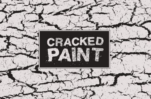 Cracked Splatters Photoshop Brush Set