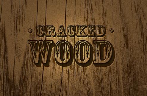 Cracked Wood - Brushes, Vectors & Textures