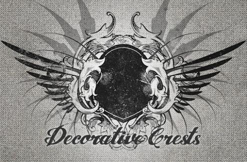 Decorative Crests - Vectors and Brushes