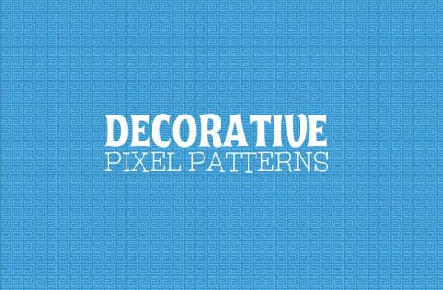 Art Deco Pixel Patterns