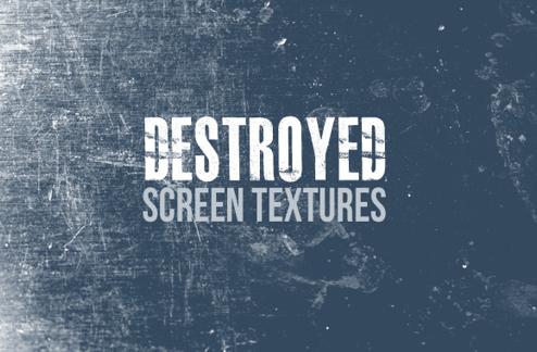 Destroyed Screen Texture Pack