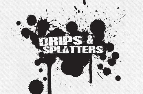 Vector Drips and Splatters Pack