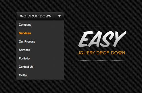 Easy jQuery Drop Down Menu