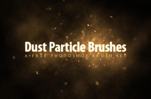 Free Dust Particle Photoshop Brush Set