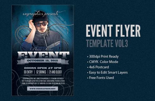 Event Postcard / Flyer Template Vol3
