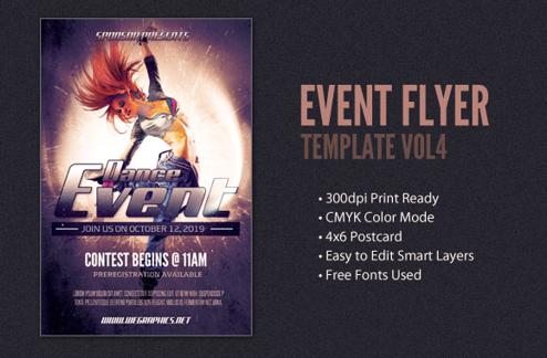 Event Postcard / Flyer Template Vol4