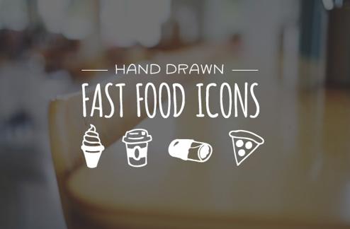Hand Drawn Fast Food Icons