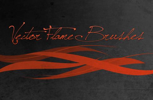 Vector Flame Brushes
