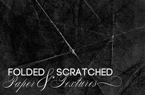 Folded and Scratched Paper Textures Part I