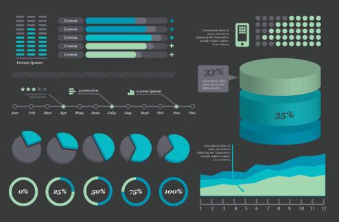 Free Vector Infographic Kit