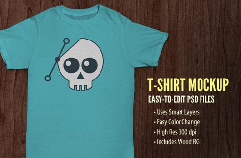 Free T-Shirt Mockup PSD Files