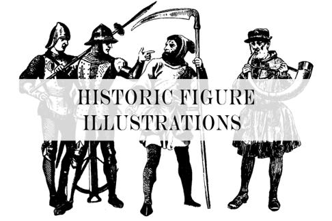 Historic Figure Illustrations