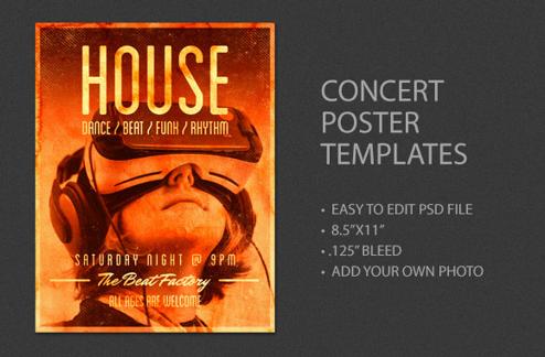 Concert Poster Template Vol 3