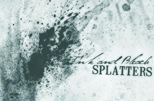 Ink and Bleach Splatter Brushes