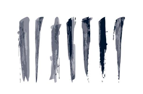 Vector Ink Strokes Brushes