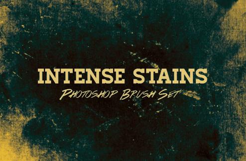 Intense Stains - Photoshop Brush Set
