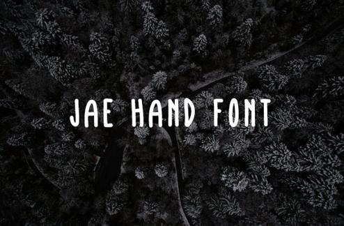 Jae Hand Font