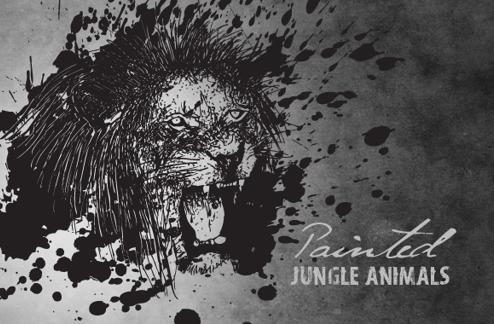 Painted Jungle Animals