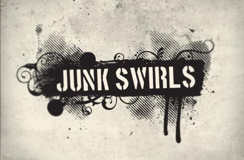 Vector Junk Swirls