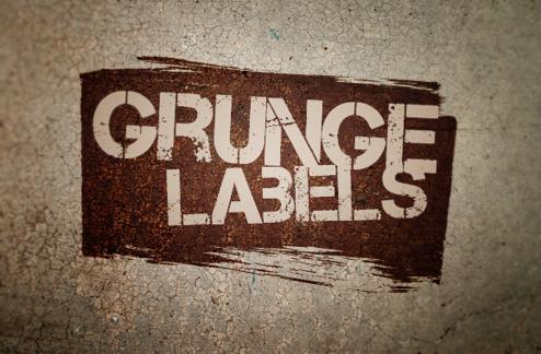 Free Vector Grunge Labels