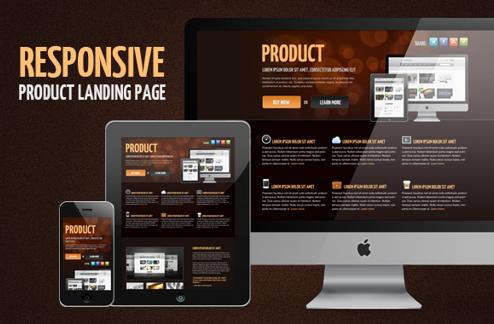 Product Landing Page - HTML/CSS Template