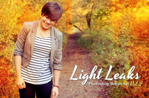 Light Leaks - Photoshop Brush Set Vol 2