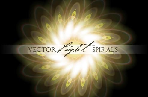 Vector Light Spirals