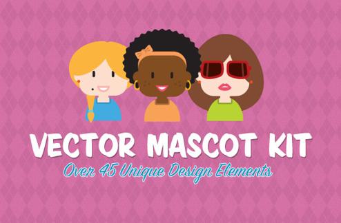Vector Mascot Creation Kit Vol 2