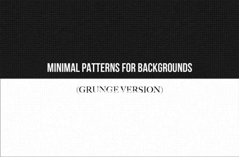 Minimal patterns for backgrounds (Grunge version)