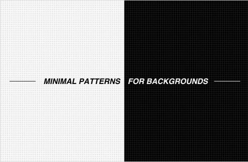 Minimal patterns for backgrounds