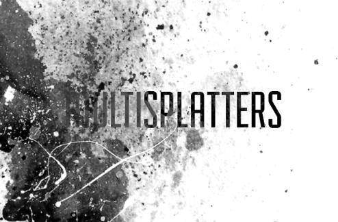 MultiSplatters Photoshop Brush Set