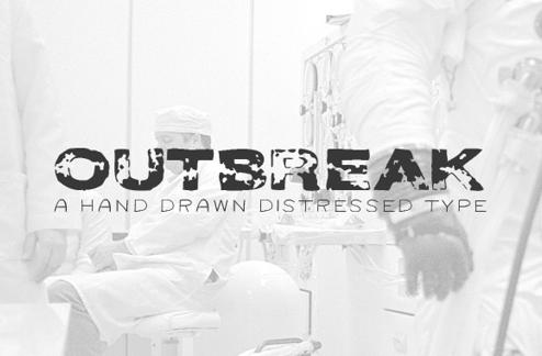 Outbreak - A Free Distressed Type Face