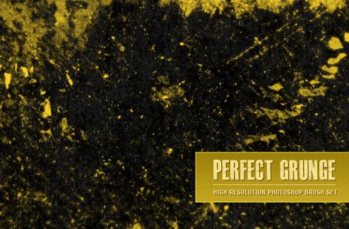 Perfect Grunge Photoshop Brush Set