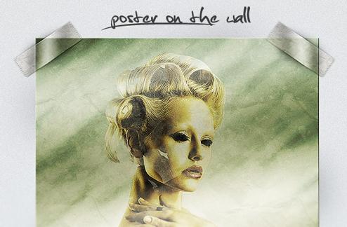 Poster on the wall