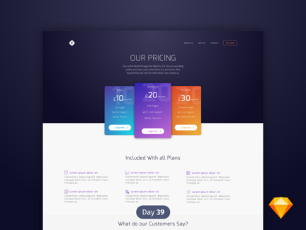 Sketch Pricing Table