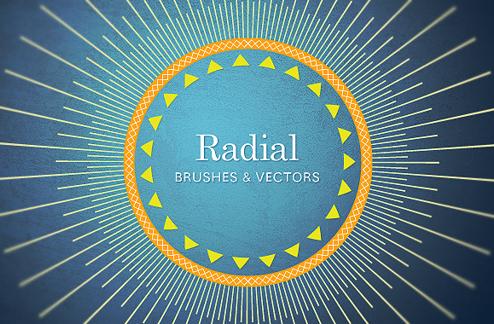 Radial brushes and vectors