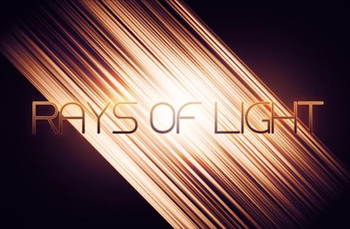 Rays of Light Photoshop Brush Set