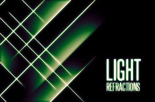 Light Refractions Photoshop Brush Set