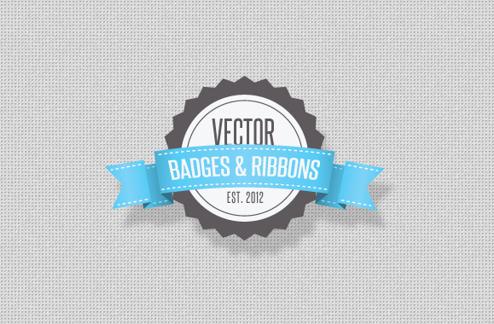 Vector Ribbons and Badges
