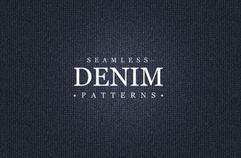Seamless Denim Pattern Collection