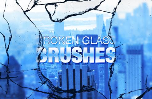 Shattered glass brushes