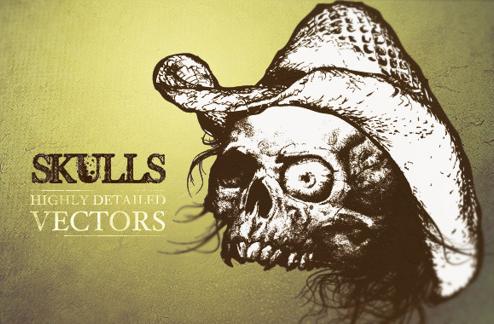 Highly detailed skulls vol1