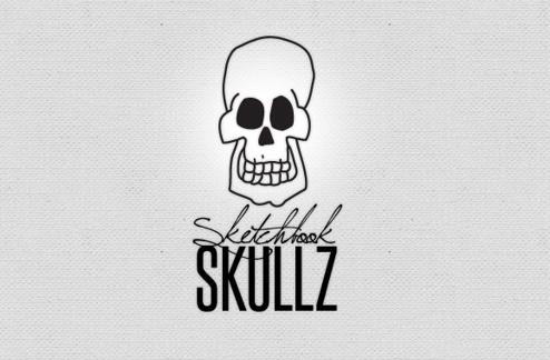 Sketchbook Skullz Vector Set
