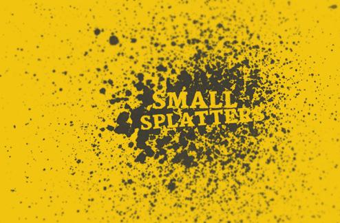 Small Splatter Brush Set