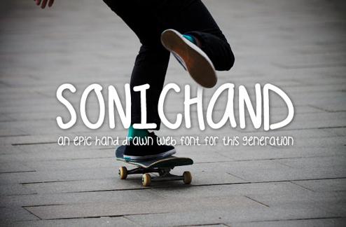 SonicHand Hand Drawn Webfont