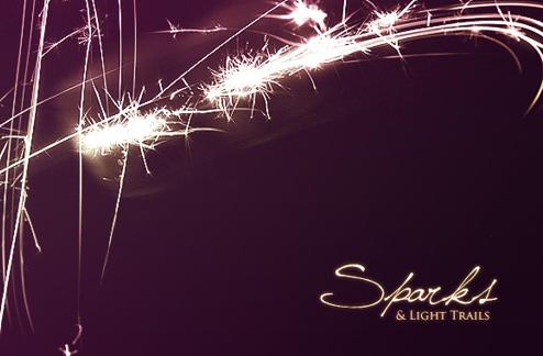 Sparks and Light Trails Brush Set