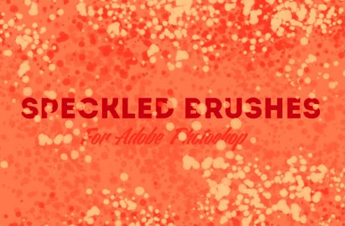 Speckled Photoshop Brush Set