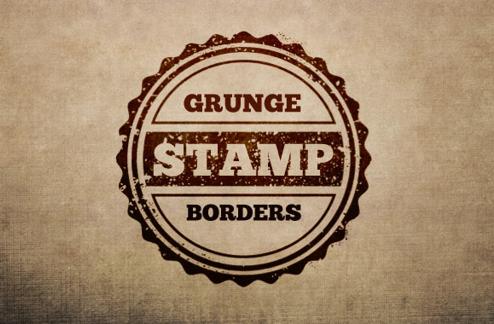 Grunge Stamp Borders Multi-Pack