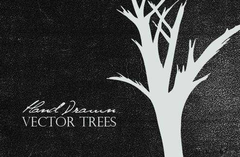 Free Hand Drawn Vector Trees